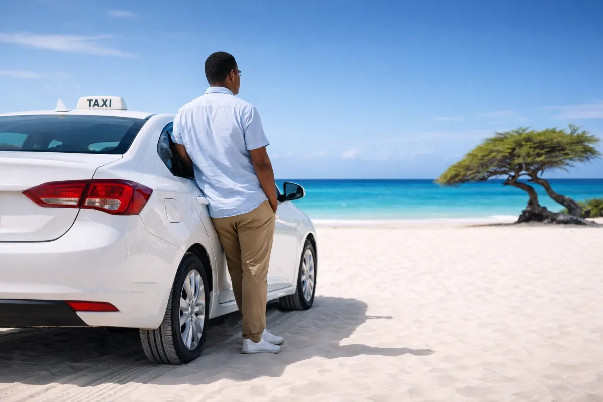 Aruba taxi fare lookup